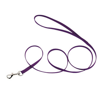 00304 SINGLE-PLY DOG LEASH NYLON 3/8 IN X 4 FT PURPLE