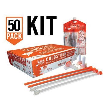 DAIRY TECH® PERFECT UDDER® COLOSTRUM MANAGEMENT KIT 2 L 50/PKG