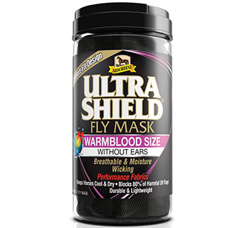 ULTRASHIELD® FLY MASK WARMBLOOD SIZE WITHOUT EARS 1/PKG