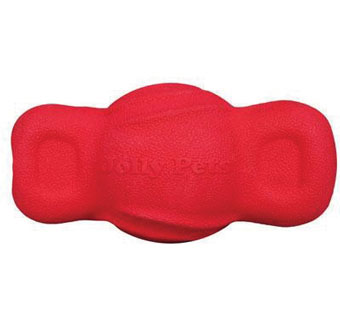 JOLLY PETS® JOLLY TUFF TEETER DOG TOY RED RUBBER