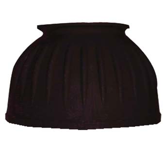 PULL-ON RIBBED BELL BOOT BLACK MED