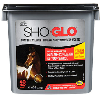 MANNA PRO SHO-GLO VITAMIN AND MINERAL SUPPLEMENT FOR HORSES 5 LB