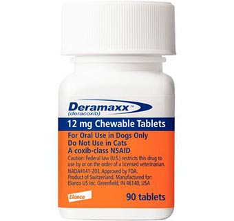 DERAMAXX® CHEWABLE TABLETS 12 MG 90/BOTTLE (RX)