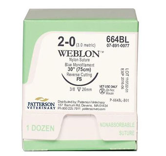 PIVETAL® WEBLON™ SUTURES 664BL 30 IN (FS) 12/BOX