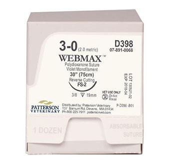 PIVETAL® WEBMAX™ SUTURES D398 30 IN (FS-2) 12/BOX