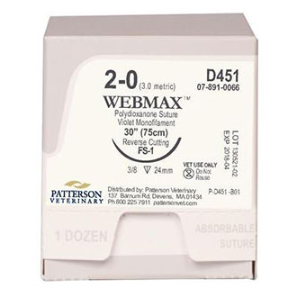 PIVETAL® WEBMAX™ SUTURES D451 30 IN (FS-1) 12/BOX