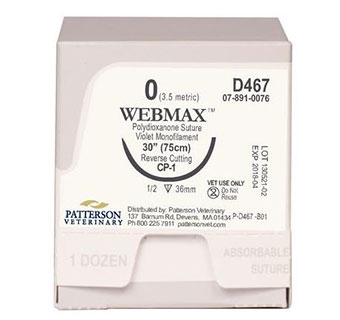 PIVETAL® WEBMAX™ SUTURES D467 30 IN (CP-1) 12/BOX
