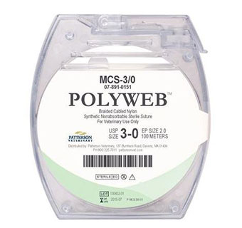 PIVETAL® POLYWEB™ SUTURE CASSETTES 3/0 - 100 M