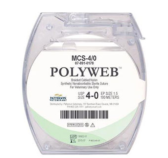 PIVETAL® POLYWEB™ SUTURE CASSETTES 4/0 - 100 M