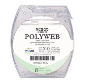 PIVETAL® POLYWEB™ SUTURE CASSETTES 2/0 - 100 M
