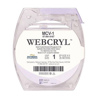 PIVETAL® WEBCRYL™ SUTURES 1 - 25 M