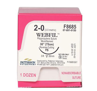 PIVETAL® WEBFIL™ SUTURES F8685 30 IN (FS) 12/BOX