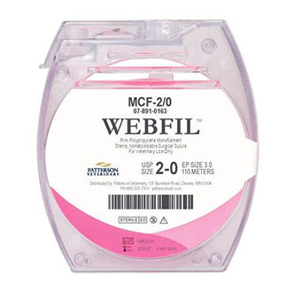 PIVETAL® WEBFIL™ SUTURES 2/0 - 110 M