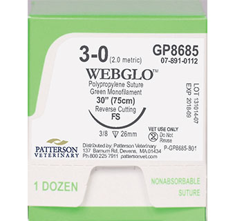 PIVETAL® WEBGLO™ SUTURES GP8685 30 IN (FS) 12/BOX