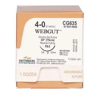PIVETAL® WEBGUT™ SUTURES CG635 30 IN (FS-2) 12/BOX