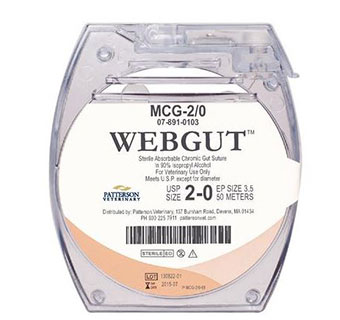 PIVETAL® WEBGUT™ SUTURES 2/0 - 50 M