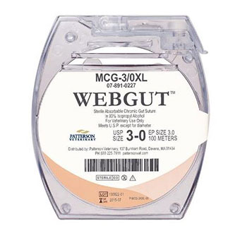 PIVETAL® WEBGUT™ SUTURES 3/0 - 100 M