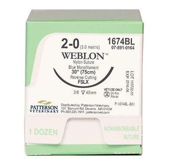 PIVETAL® WEBLON™ SUTURES 1674BL 30 IN (FSLX) 12/BOX