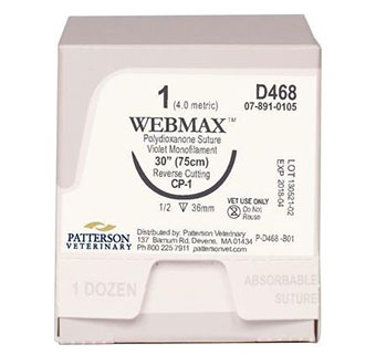 PIVETAL® WEBMAX™ SUTURES D468 30 IN (CP-1) 12/BOX
