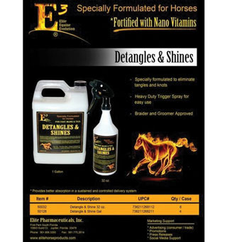 E3 DETANGLE AND SHINE 32 OZ