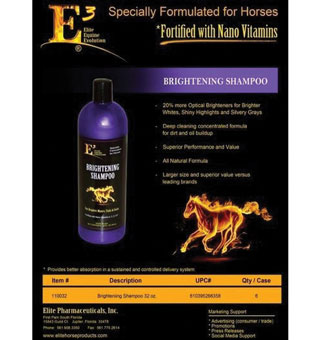E3 BRIGHTENING SHAMPOO 32 OZ