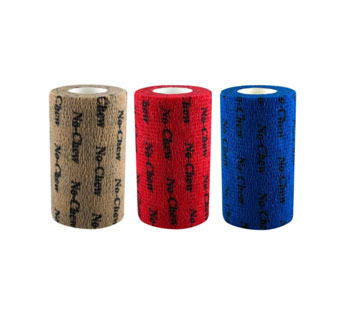 FLEXWRAP E-Z TEAR® COHESIVE BANDAGE NO-CHEW 4 IN ASSORTED 18/BOX