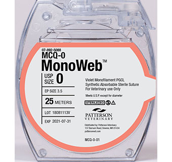 PIVETAL® MONOWEB™ SUTURES 0 - 25 M
