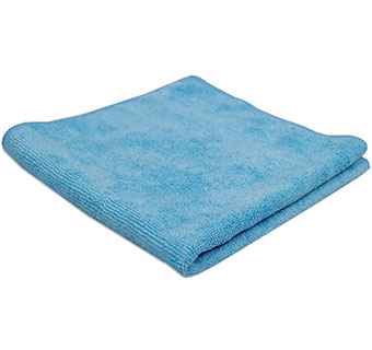 AMMEX MICROFIBER TOWELS 50G 16 IN X 16 IN BLUE 12/PKG
