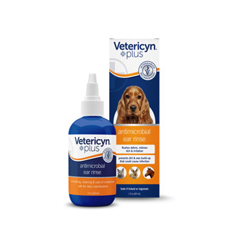 VETERICYN PLUS® ANTIMICROBIAL EAR RINSE 3 OZ 1/PKG