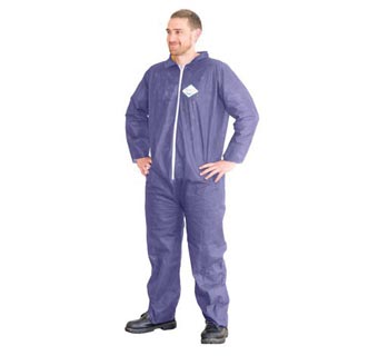 PROWORKS® DA-PP3 COVERALL SPUNBOND POLYPROPYLENE BLUE 5XL 25/PKG