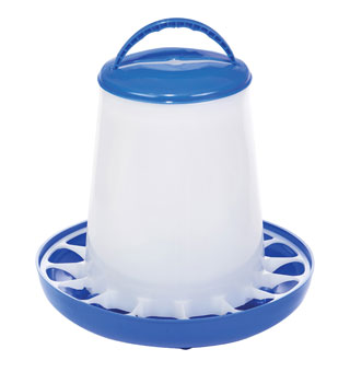 DOUBLE-TUF® POULTRY FEEDER INCLUDES LID 5 LB 9-1/4 IN L X 9-1/4 IN W