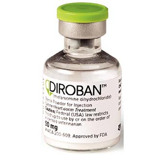 DIROBAN™ HEARTWORM TREATMENT INJECTABLE 50 MG - 5/BOX (RX)