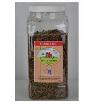 LITTLE FARMER SHAKE A BUG CHICKEN TREATS 1 LB