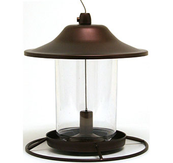 PERKY-PET SMALL PANORAMA WILD BIRD FEEDER 2 LB CAPACITY