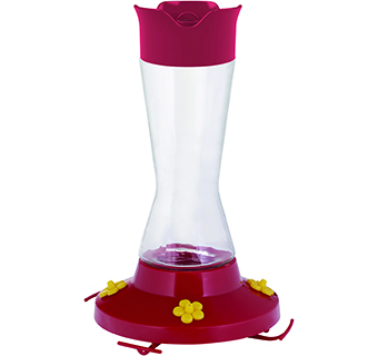 PERKY-PET PINCH-WAIST GLASS HUMMINGBIRD FEEDER 16 OZ 1/PKG