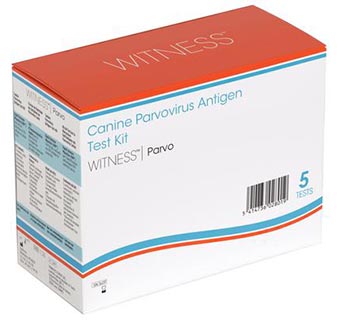 WITNESS® CANINE PARVOVIRUS ANTIGEN TEST KIT 5 TESTS/KIT