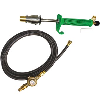 EXPRESS GAS DEHORNER KIT INCLUDES 15 FT HOSE REGULATOR/FLINT STRIKER
