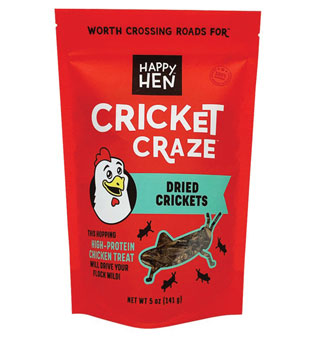HAPPY HEN™ CRICKET CRAZE™ DRIED CRICKETS 5 OZ