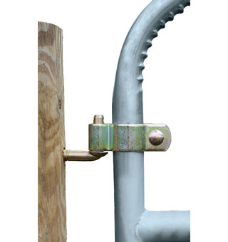 GATE LAG HINGE KIT FOR 1-5/8 - 1-3/4 IN OD ROUND TUBE GATE