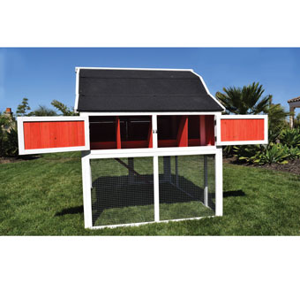 OMAHA CHICKEN COOP WOOD 63 IN X 48 IN X 60 IN