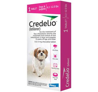 CREDELIO™ CHEWABLE TABLETS 16 X 1/PKG 6.1 - 12 LBS (RX)