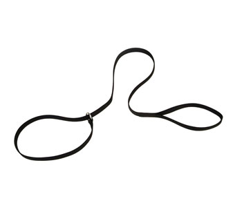 00406K KENNEL DOG LEASH NYLON 5/8 IN X 6 FT BLACK