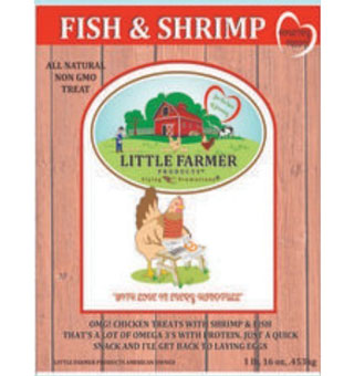 LITTLE FARMER FISH AND SHRIMP MIX 1 LB