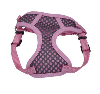 COMFORT SOFT® 06984 ADJ SPORT WRAP DOG HARNESS L 1 IN GRAY WITH PINK