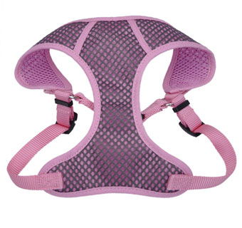 COMFORT SOFT® 06485 ADJ SPORT WRAP HARNESS NYLON S 5/8 IN GRAY WITH PINK
