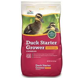 MANNA PRO DUCKLING & GOSLING STARTER GROWER CRUMBLES 8 LB 1/PKG