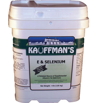 KAUFFMAN'S® SELENIUM SUPPLEMENT 20000 IU/LB VITAMIN E 4 LB POWDER