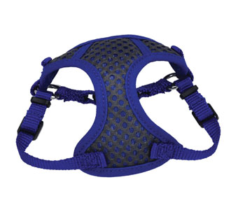 COMFORT SOFT® 06984 ADJ SPORT WRAP DOG HARNESS L 1 IN GRAY WITH BLUE