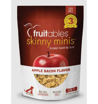 FRUITABLES® SKINNY MINIS® TREAT 8% PROTEIN 6% FAT APPLE/BACON 12 OZ