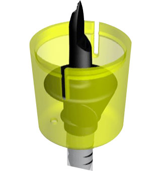 NJ PHILLIPS DRAW-OFF VENTED CAP WITH 1220 MM TUBE 27 MM